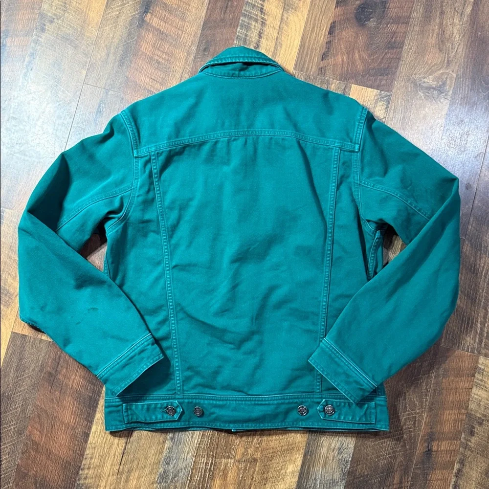 Aime Leon Dore SS20 Denim Jacket in Green - Size Medium - Good Condition